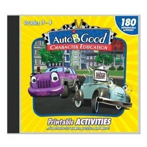 Auto-B-Good Printable Activities CD for Video Vol. 1-12 (Grades 3-4) - Live  Wire Media